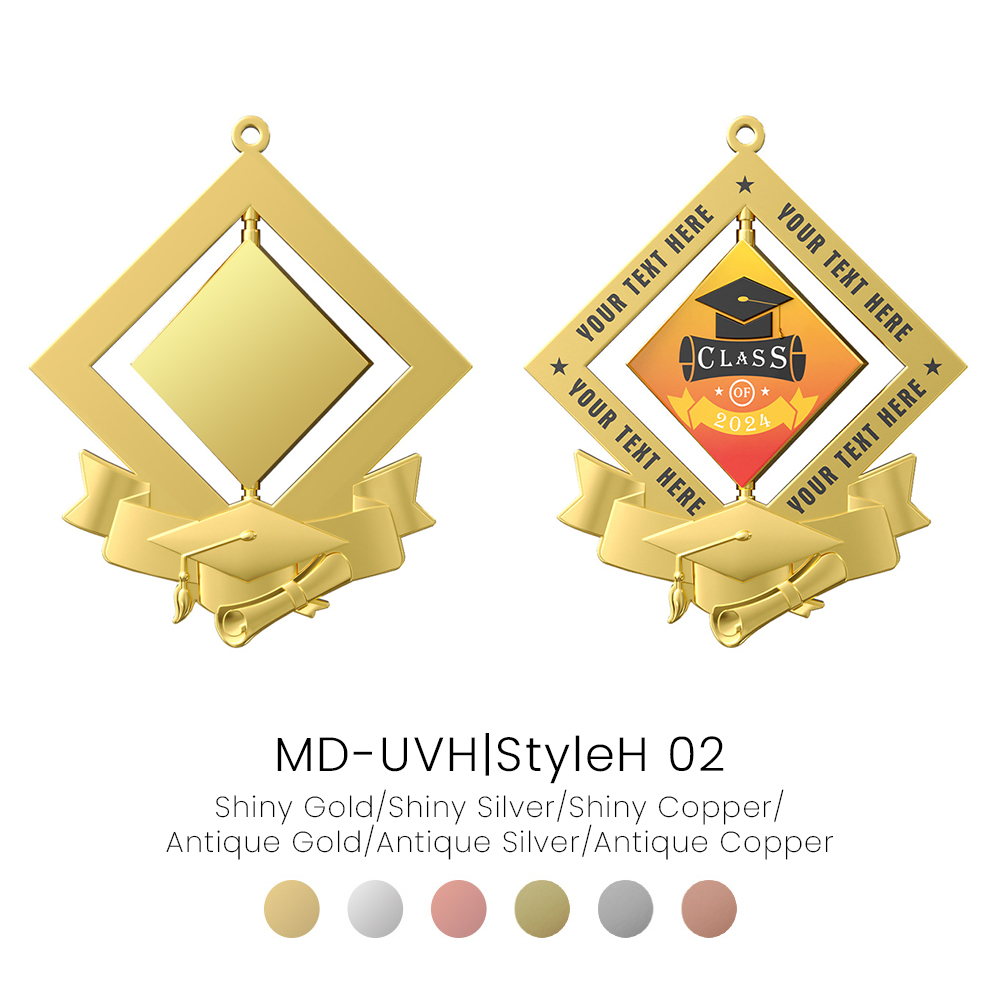 UV Printed Education Medals3