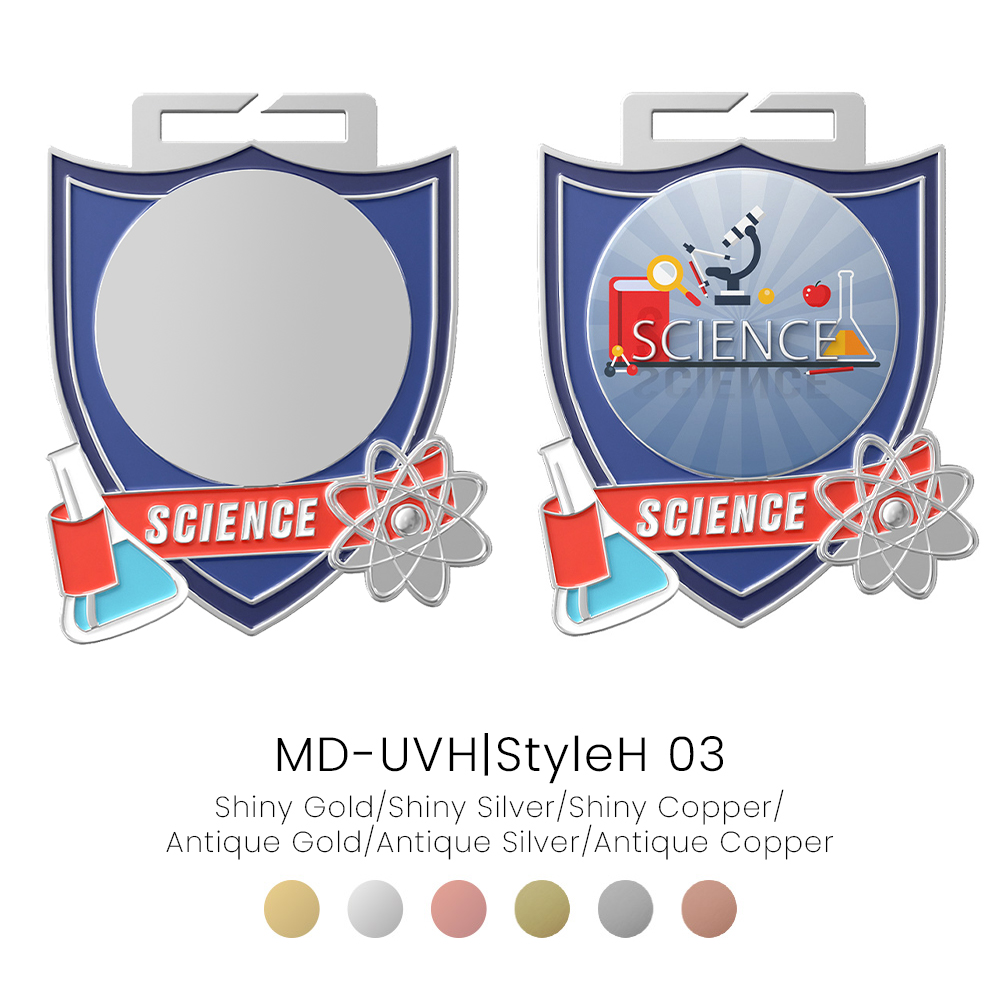 UV Printed Education Medals5