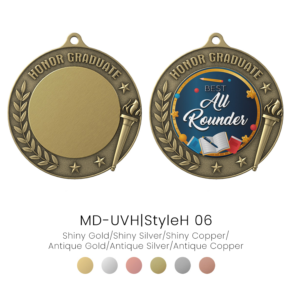 UV Printed Education Medals9