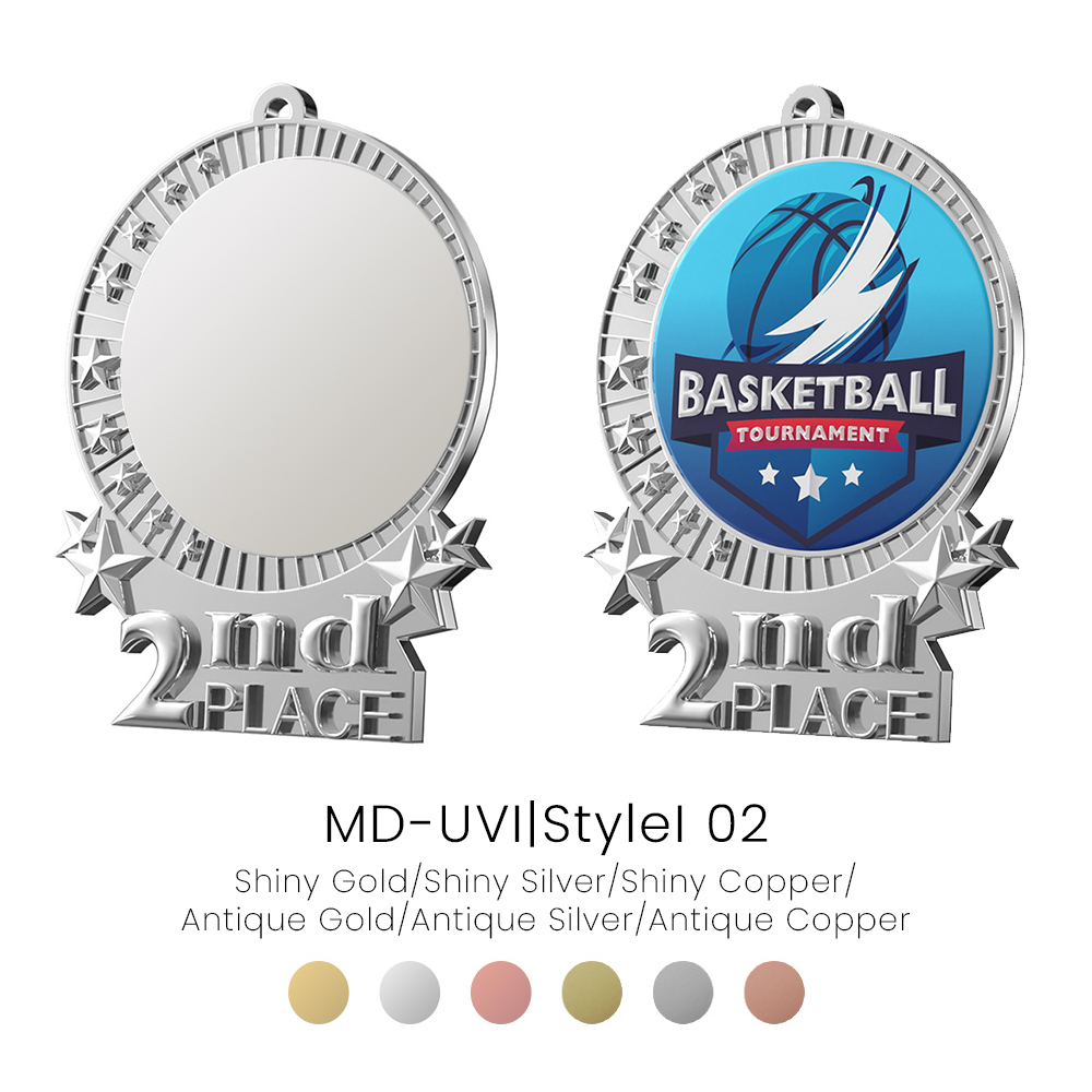 UV Printed Rank Medals3