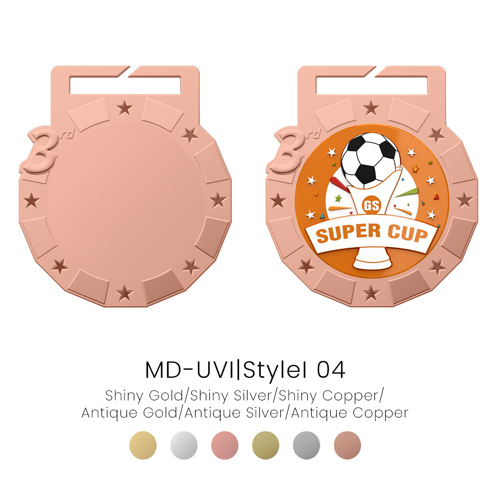 UV Printed Rank Medals7