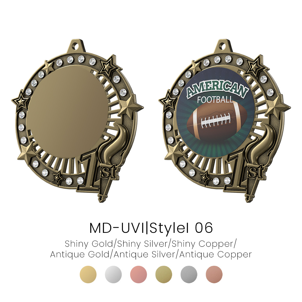 UV Printed Rank Medals9