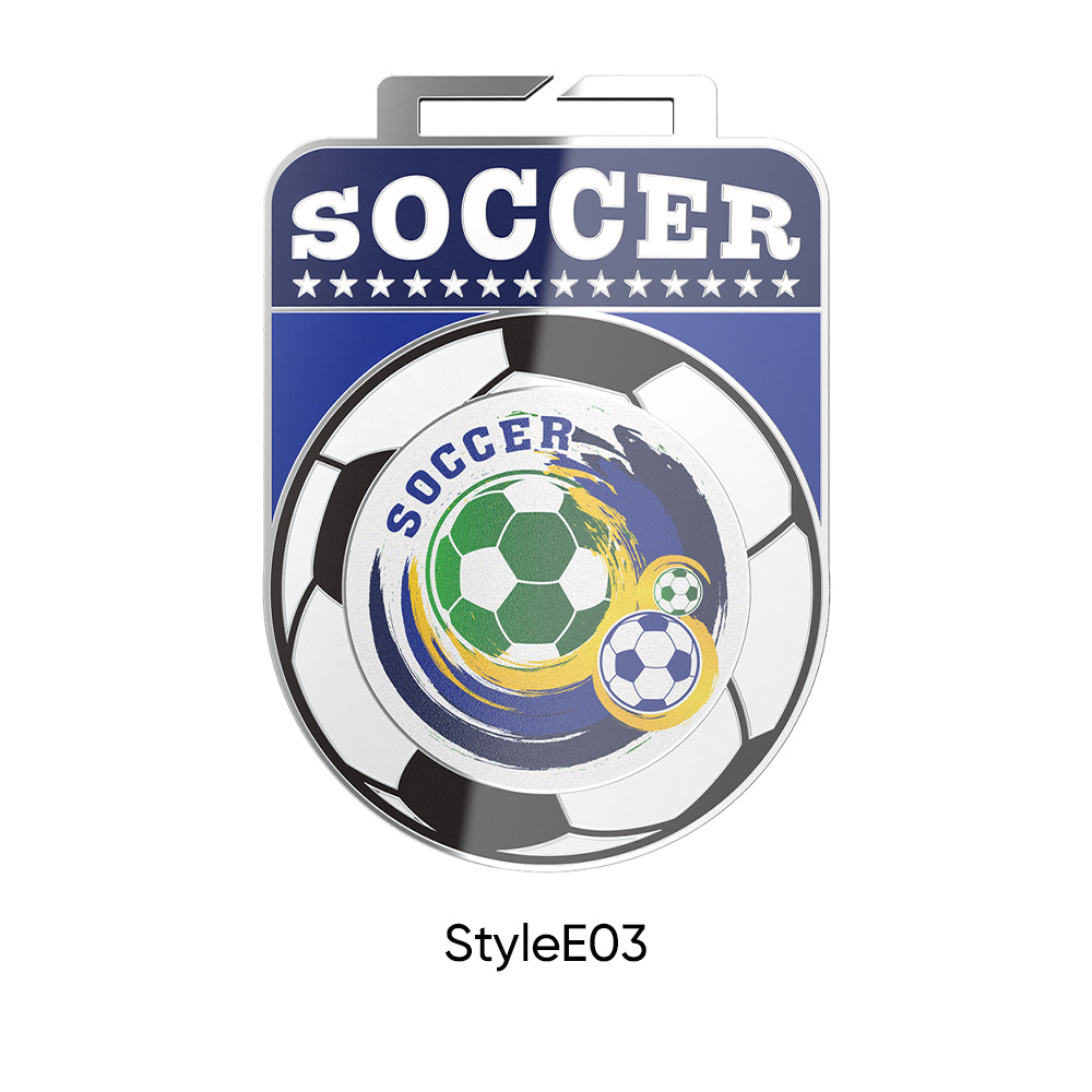 UV Printed Soccer Medals3