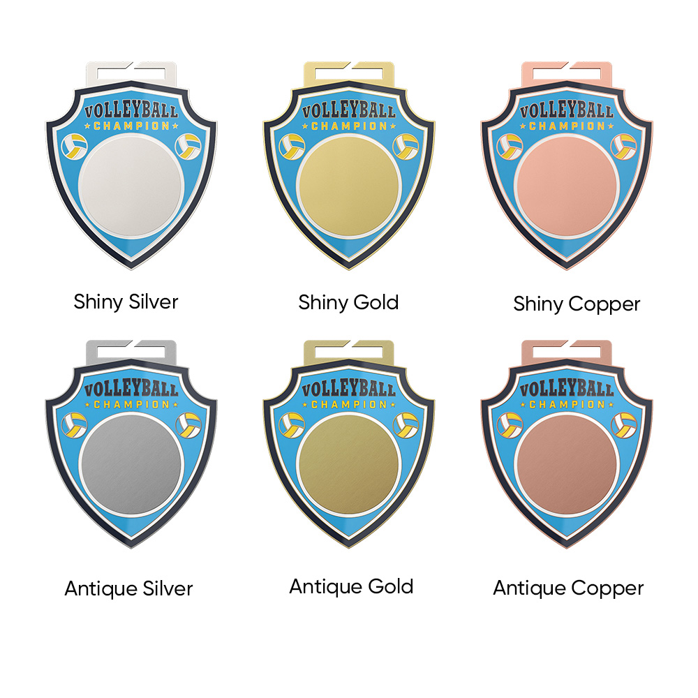 UV Printed Volleyball Medals2-2