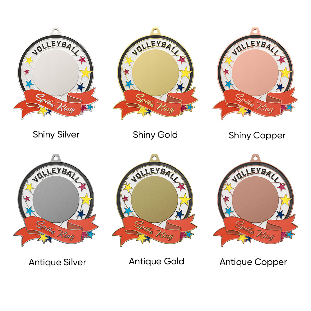 UV Printed Volleyball Medals4-4