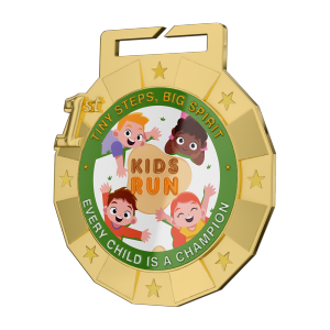 1st Place Kids Run Custom Medal
