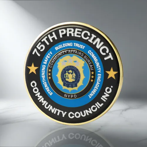 75th Precinct Community Council Hard Enamel Pins 75th Precinct Community Council Hard Enamel Pins