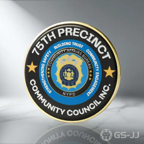75th Precinct Community Council Hard Enamel Pins 75th Precinct Community Council Hard Enamel Pins