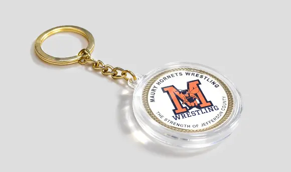 Coin Capsule with Key Ring
