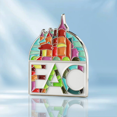 Custom Colorful Castle Soft Enamel Pins