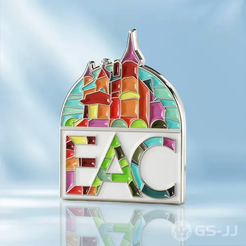 Custom Colorful Castle Soft Enamel Pins Custom Colorful Castle Soft Enamel Pins