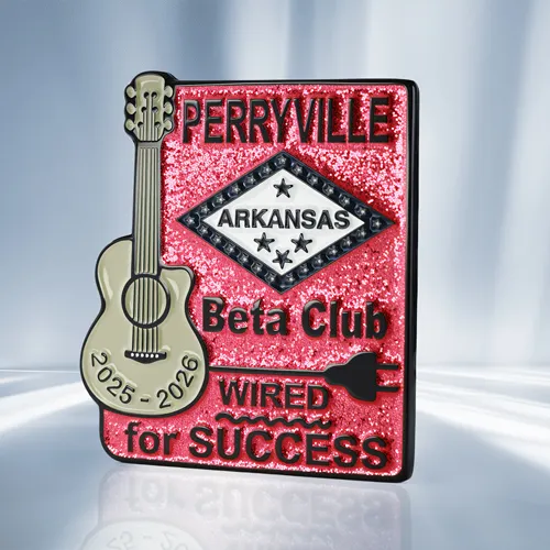 Custom Perryville Beta Club Soft Enamel Lapel Pin Custom Perryville Beta Club Soft Enamel Lapel Pin
