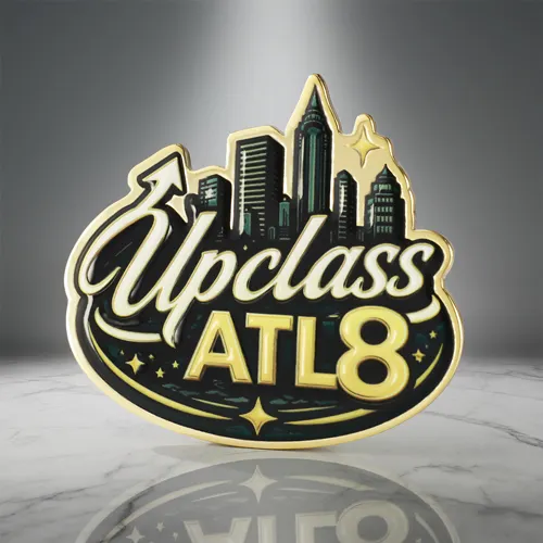 Custom Upclass ATL8 Skyline UV Printed Lapel Pin