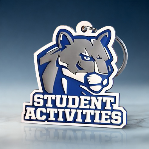 Leopard PVC Keychain