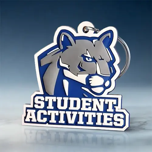 Leopard PVC Keychain