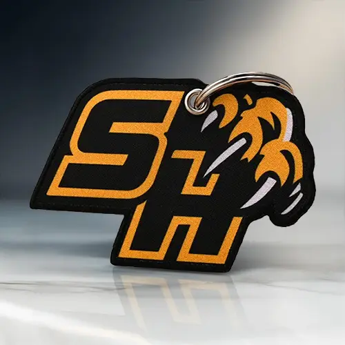 SH Custom Embroidered Keychains SH Custom Embroidered Keychains