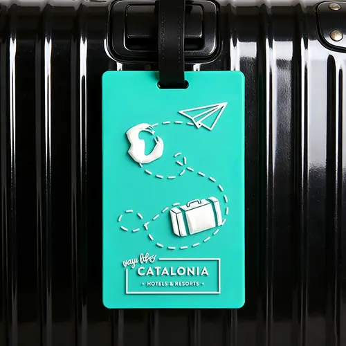 Catalonia PVC Luggage Tag