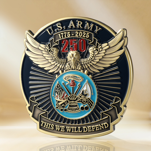 U.S. Army 250th Anniversary Challenge Coin