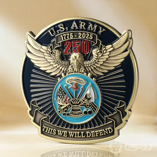U.S. Army 250th Anniversary Challenge Coin U.S. Army 250th Anniversary Challenge Coin