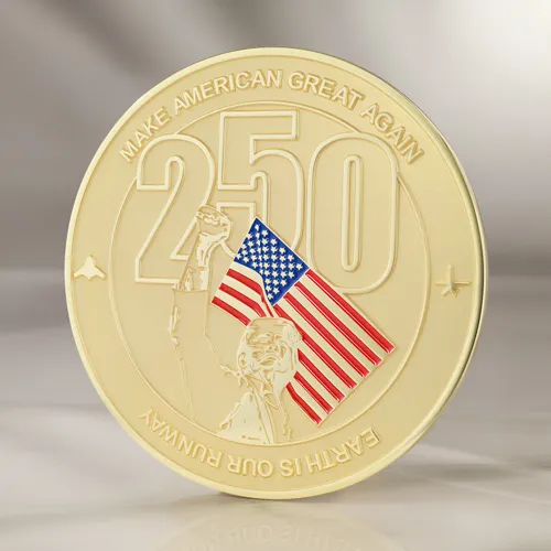 Shield AI Earth Is Our Runway Challenge Coin