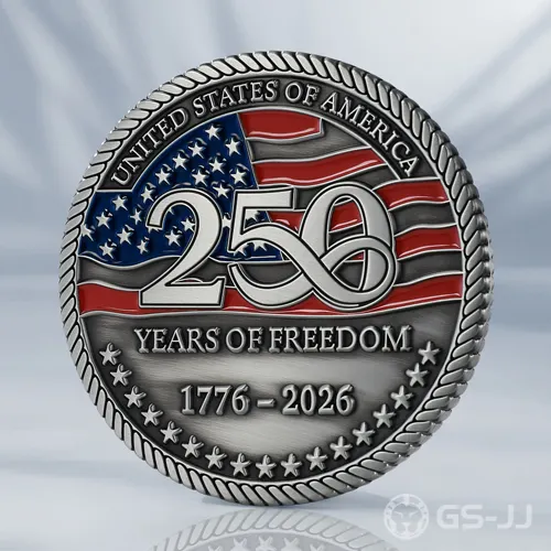 U.S. 250 Years of Freedom Challenge Coin U.S. 250 Years of Freedom Challenge Coin