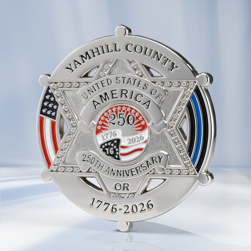 Yamhill County Sheriff's Office Challenge Coin