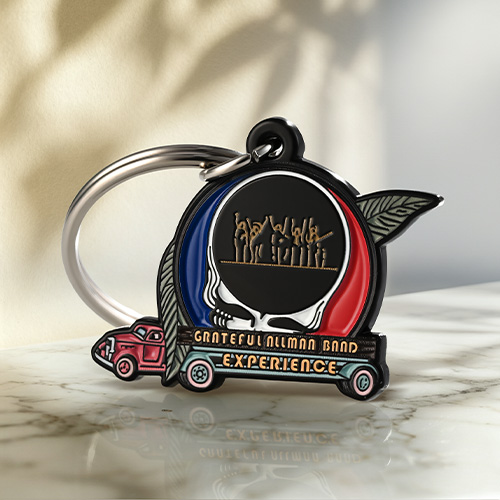 Custom Grateful Allman Band Logo Keychains