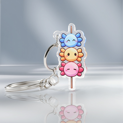 Colorful Octopus Smile Acrylic Keychains