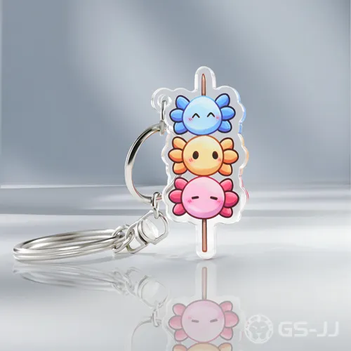 Colorful Octopus Smile Acrylic Keychains Colorful Octopus Smile Acrylic Keychains