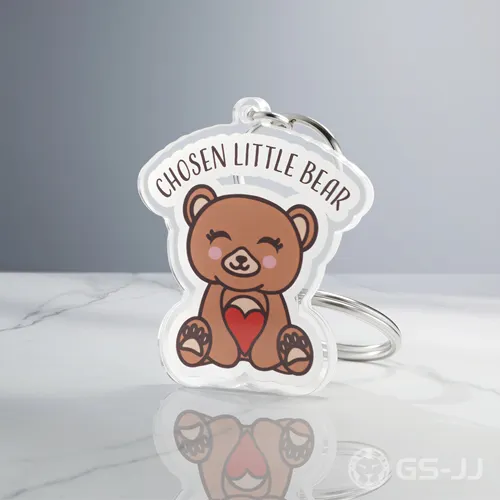 Custom Chosen Little Bear Acrylic Keychains Custom Chosen Little Bear Acrylic Keychains