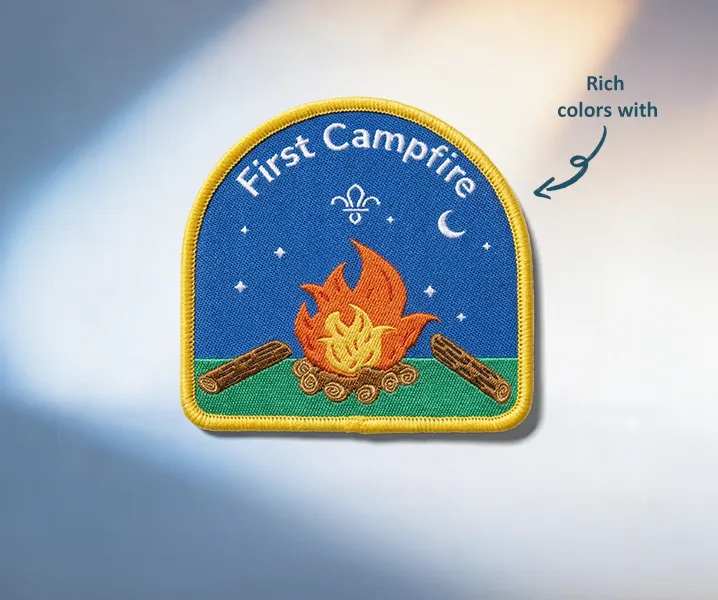 First Campfire Boy Scout Patches