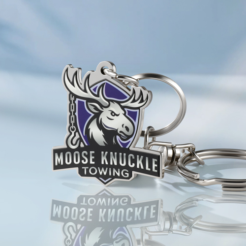 Moose Knuckle Towing Logo Keychains
