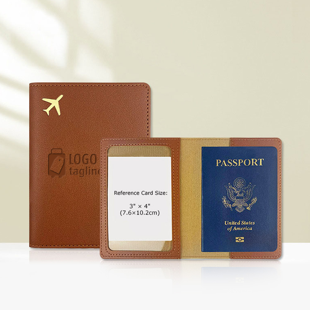 Detail shot of Multi-Color PU Leather Passport Cover