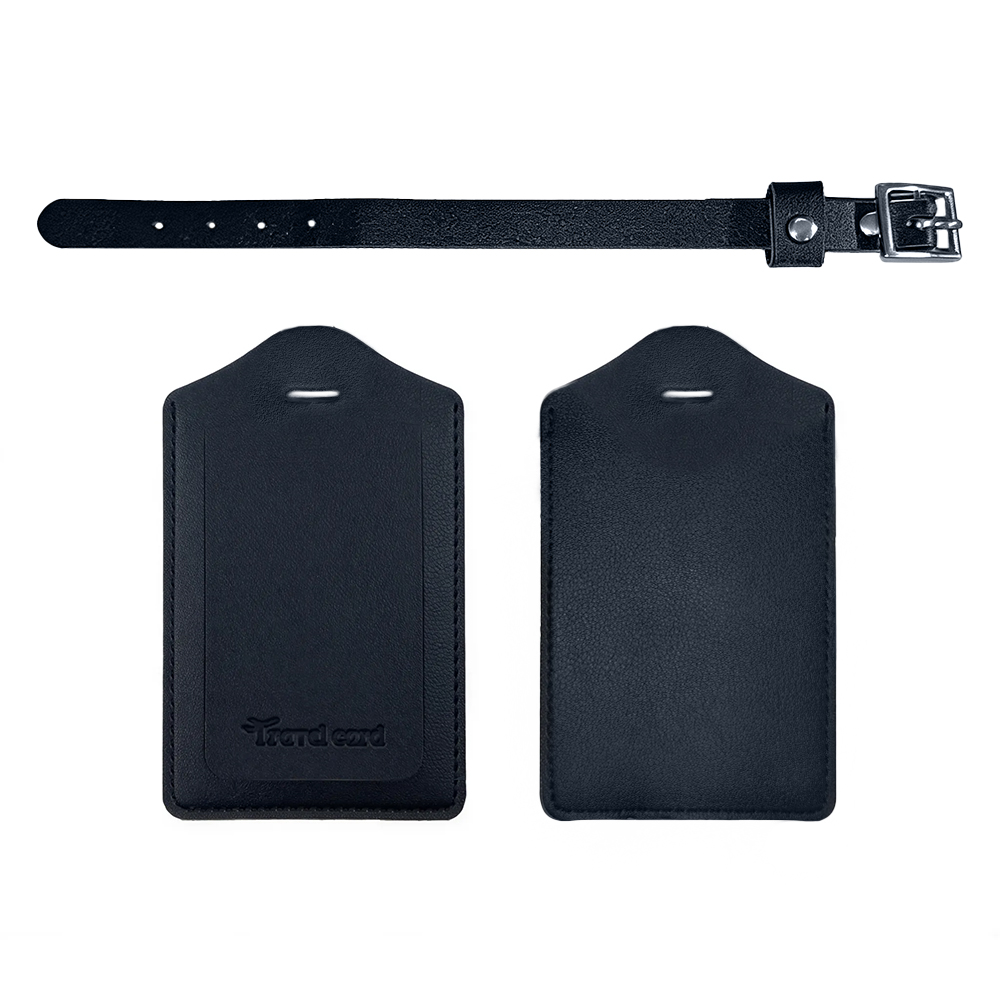Detail shot of Personalized PU Leather Luggage Tags with UV Printing Detail shot of Personalized PU Leather Luggage Tags with UV Printing