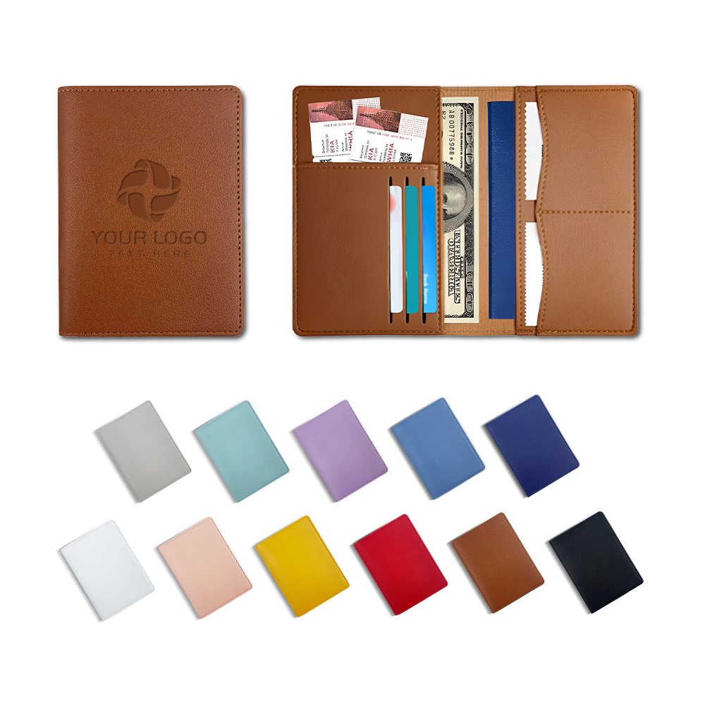 Group shot of Multi-Card Travel Passport Wallet