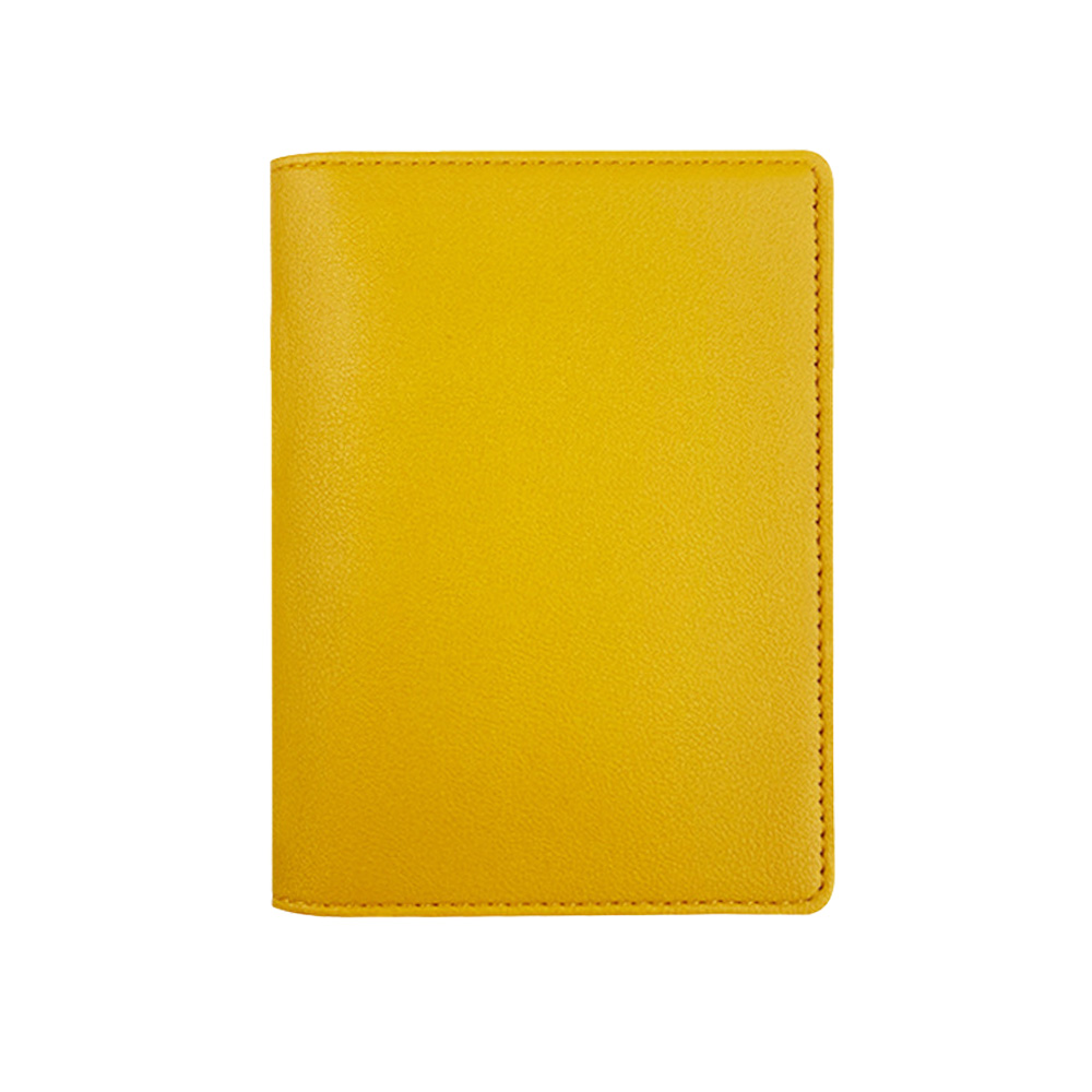 Multi-Card Travel Passport Wallet Yellow Multi-Card Travel Passport Wallet Yellow