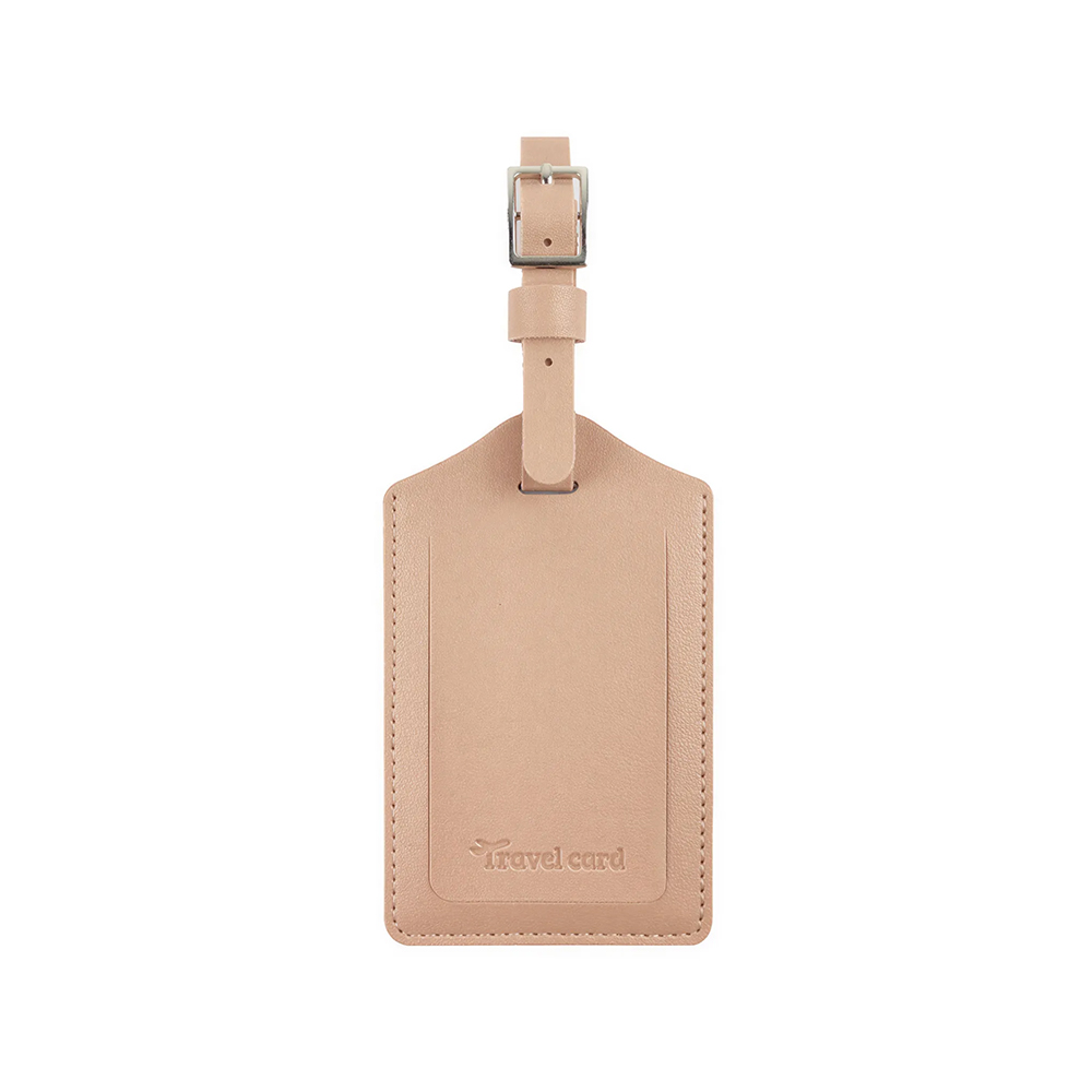 Personalized PU Leather Luggage Tags with UV Printing Pink Personalized PU Leather Luggage Tags with UV Printing Pink