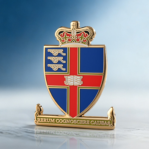 Custom Shield Crest Enamel Pins