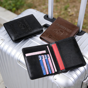 Full-Grain Leather Large Capacity Passport Holder