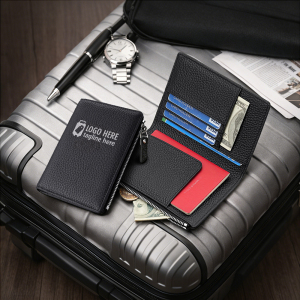 Long Full-Grain Leather Passport Wallet
