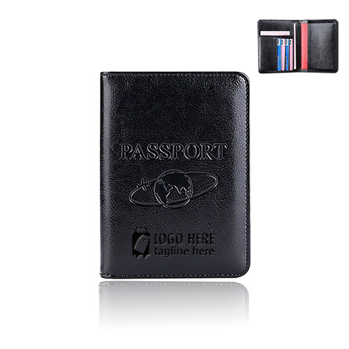 Full-Grain Leather Large Capacity Passport Holder