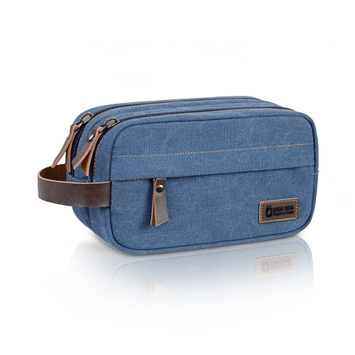 Double-Layer Canvas Toiletry Bag