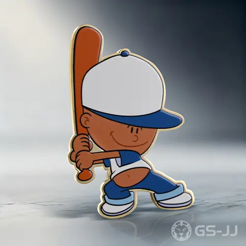 LEO Custom Baseball Printed Pin LEO Custom Baseball Printed Pin