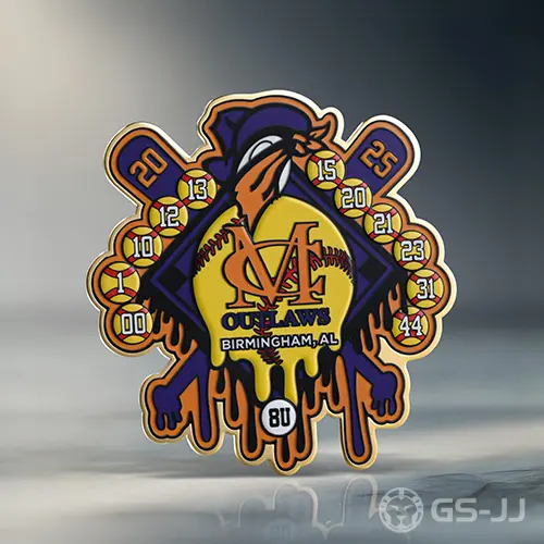 Outlaws Baseball Pins Outlaws Baseball Pins