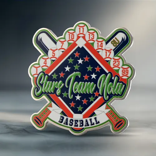 Stars Team Nola Baseball Trading Pins Stars Team Nola Baseball Trading Pins