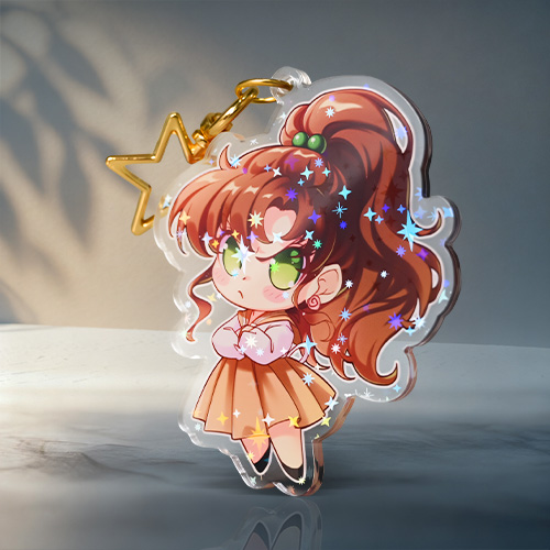 Cute Chibi-Style Custom Anime Keychains