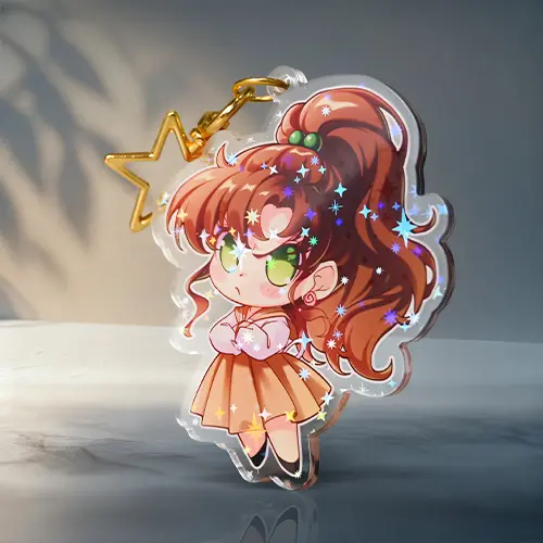 Cute Chibi-Style Custom Anime Keychains Cute Chibi-Style Custom Anime Keychains