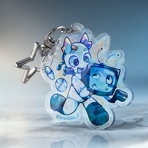 Dreamy Acrylic Cute Keychains