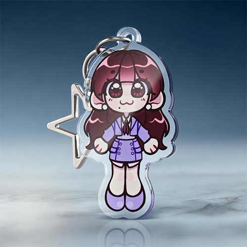 Puff Character Keychains