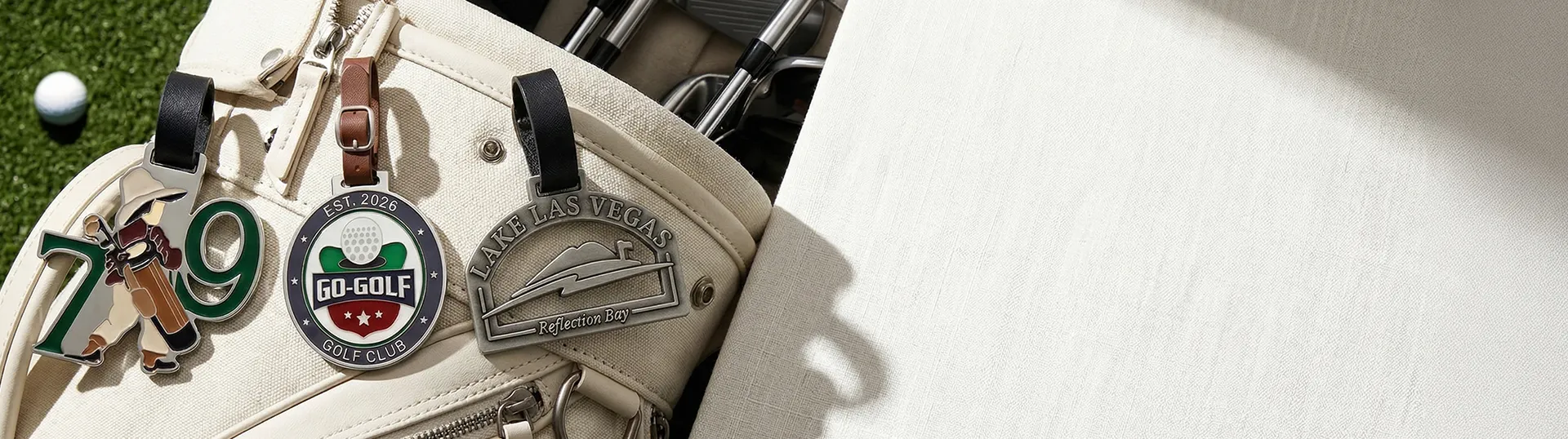 Custom Metal Golf Bag Tags